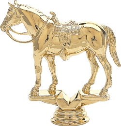 Western Horse with Saddle